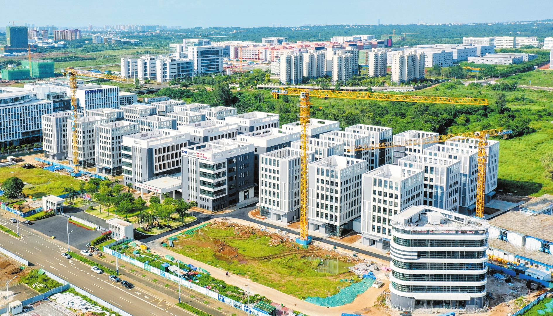 招商引资同步 海凭国际·海口高新区医疗器械园（一期）加速收尾